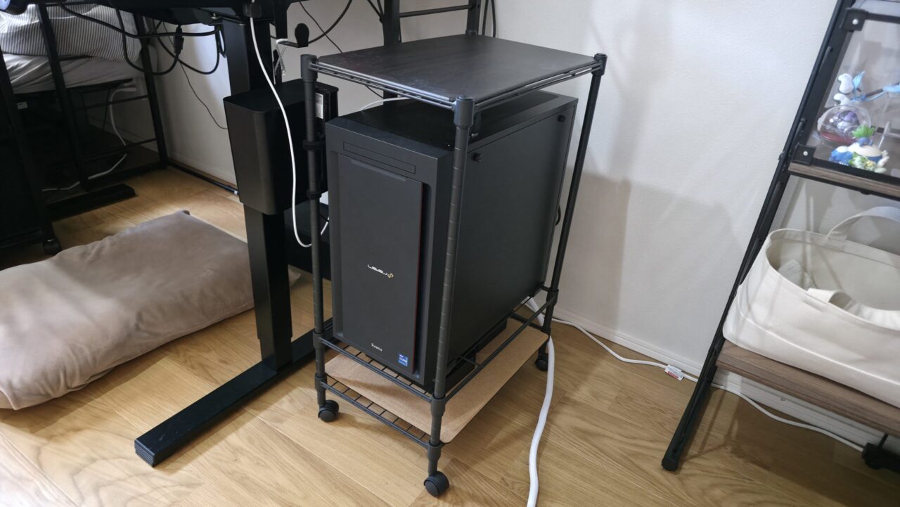 ラック乗せ完成